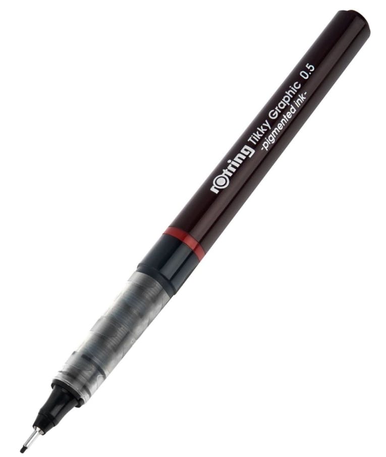 Rottring Rollerpoint Στυλό Μαρκαδοράκι 0.5mm Black Μαύρο 2146103