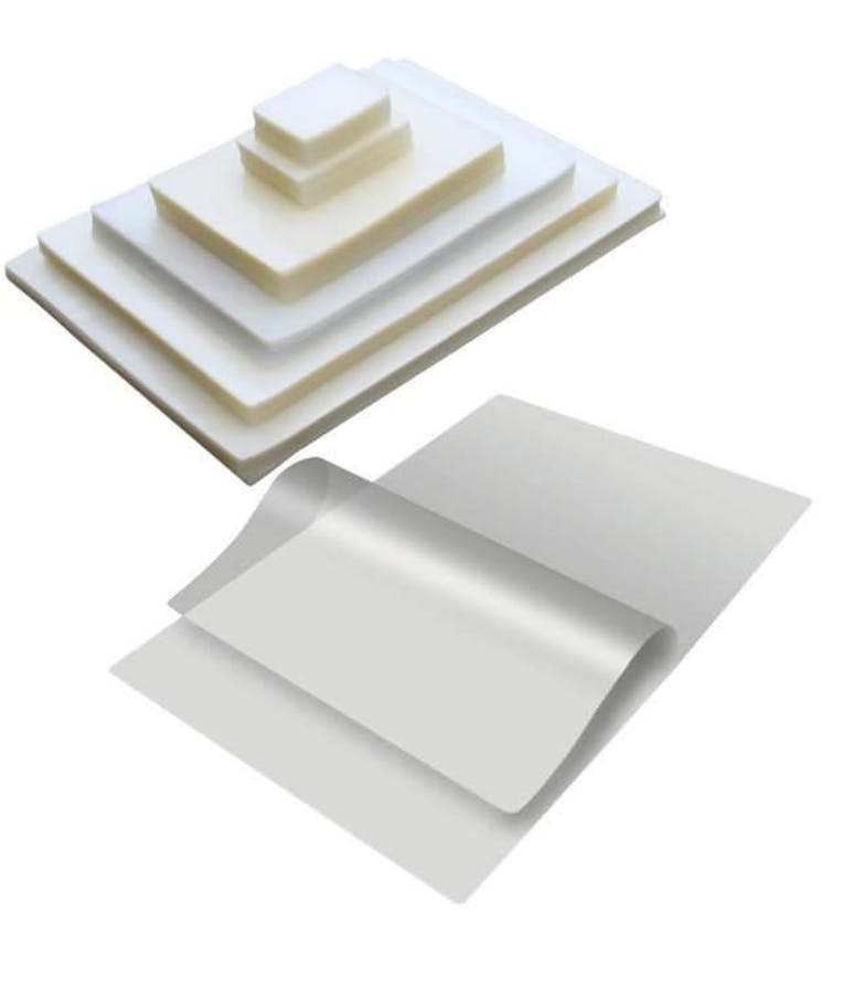 Δίφυλλα Πλαστικοποίησης Πακέτο των 100 Φύλλων Crystal  65x95  2X125mic