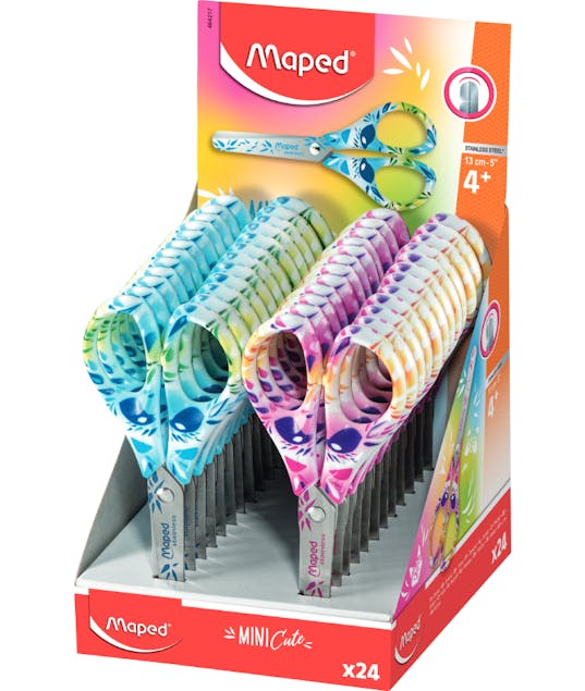 MAPED - Maped Ψαλίδι Σχολικό Mini Cute 13 εκ  4+ με διακοσμητικές λάμες και στρόγγυλες άκρες Διάφορα Χρώματα 464217