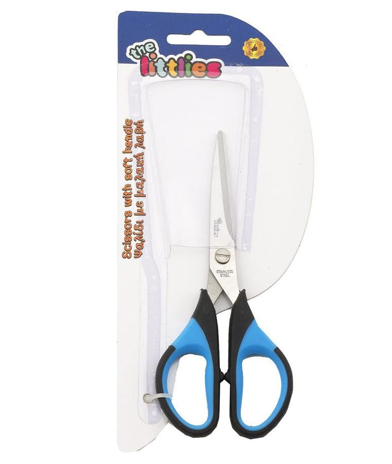 Ψαλίδι 15 cm με Μαλακή Λαβή Πλάγια - Scissors with Soft Handle  The Littles 646507