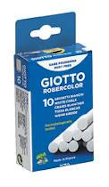 GIOTTO - Giotto Κιμωλίες Λευκές Σετ 10τμχ