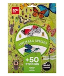 Apli Kids Αυτοκόλλητα 50 + τεμ  Animal Species Magic Stickers 19429