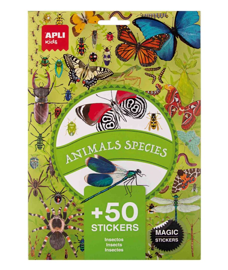 APLI - Apli Kids Αυτοκόλλητα 50 + τεμ  Animal Species Magic Stickers 19429