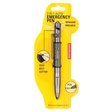  Πολυεργαλείο EMERGENCY PEN 3 IN 1 WINDOW BREAKER - SEAT BELT CUTTER - PEN  CD691