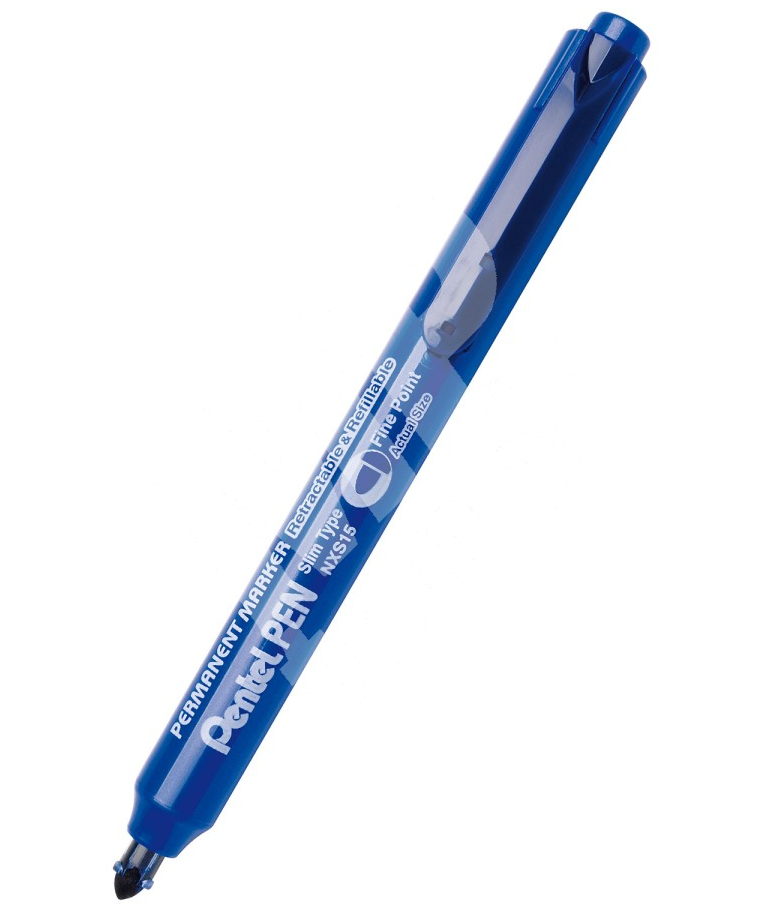 PENTEL - Permanent Marker Blue Pentel Μαρκαδοράκι Permament  NXS15 Μπλε