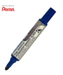 Μαρκαδόρος Medium Ανεξίτηλος Permament Pentel maxiflo μπλε Μόνιμης Γραφής με κουμπί προώθησης μελανιού NLM50-C