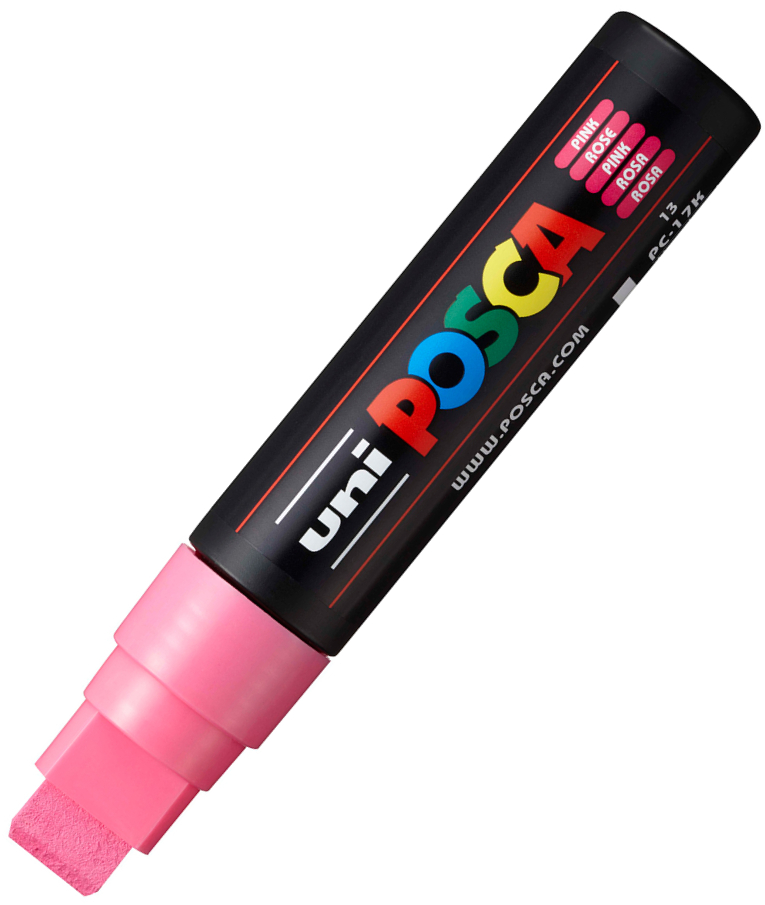 Μαρκαδόρος Γίγας Ροζ Pink 13 Uni-ball Posca 15mm PC-17K