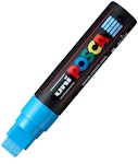 Μαρκαδόρος Γίγας Γαλάζιο Light Blue 8 Uni-ball Posca 15mm PC-17K