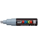 Μαρκαδόρος Γίγας κοντός  Γκρι Grey Uni-ball Posca 8mm PC-8K