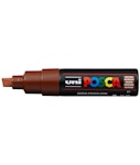 Μαρκαδόρος Γίγας κοντός Καφέ Brown Uni-ball Posca 8mm PC-8K