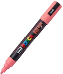 Ανεξίτηλος Μαρκαδόρος Bullet Κοραλί Coral Pink 66 Uni-ball Posca 1.8-2.5 PC-5M για κάθε επιφάνεια