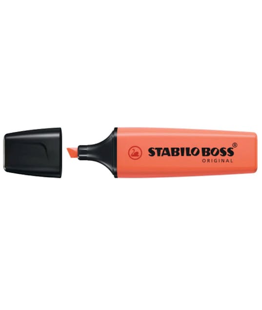 STABILO - Stabilo Μαρκαδόρος υπογραμμίσεως Boss 70/140 Pastel Coral Red Παστελ Κοραλί