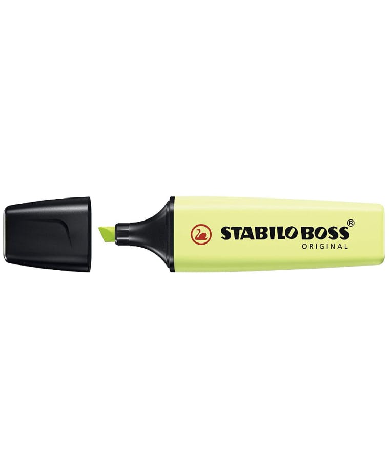 STABILO - Stabilo Μαρκαδόρος υπογραμμίσεως Boss 70/133 Pastel Dash of Lime  Παστελ Κιτρινο
