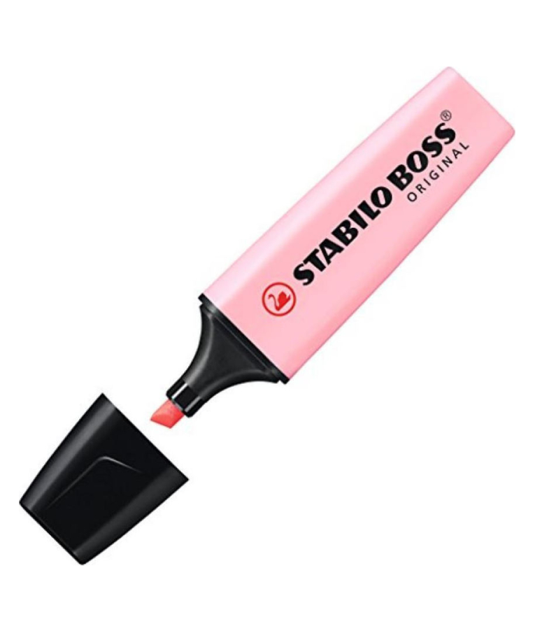 STABILO - Stabilo Μαρκαδόρος υπογραμμίσεως Boss 70/129 Pastel Pink Παστελ Ροζ