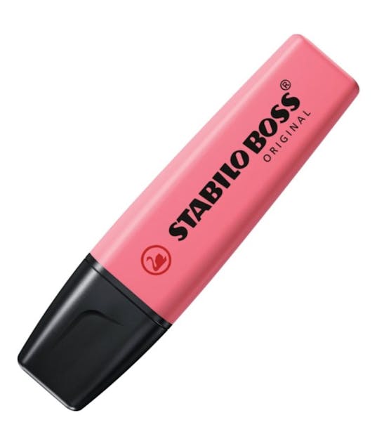 STABILO - Stabilo Μαρκαδόρος υπογραμμίσεως Boss 70/150 Pastel Cherry Pink Παστελ Ροζ Κερασιού