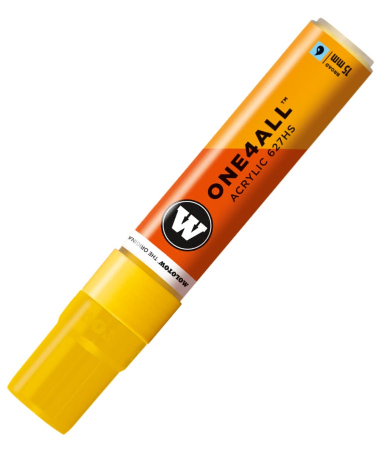  Μαρκαδόρος Κίτρινο 006 One4All Acrylic Marker Zink Yellow 006 15mm tip 627.201 267HS