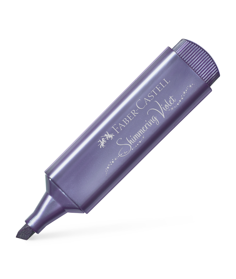 FABER CASTELL - Faber-Castell Textliner 46 Μαρκαδόρος Υπογράμμισης Metallic Shimmering Violet | Μεταλλικό Βιολέ 5mm 1546 154678