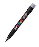 Πινέλο Μαρκαδόρος Ζωγραφικής Uni-ball Posca Brush  Black Μαυρο 24 PCF-350/24 για κάθε επιφάνεια