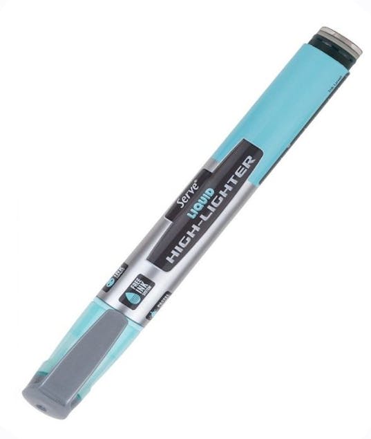 SERVE - Serve Μαρκαδόρος Υπογράμμισης με Υγρό Παστέλ Γαλάζιο - Liquid Highlighter Pastel Light Blue  5.5mm  SV-LKTFPM