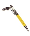 Στυλό Κίτρινο με Glitter Charm Snoopy  365-02011