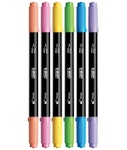  Intensity Dual Tip Highlighters - Στυλό 0.4 Fineliner | Bic Υπογραμμιστής και Στυλό Διπλή Μύτη σε Σετ 6 χρωμάτων με 503828