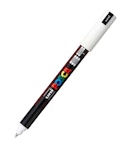 Ανεξίτηλος Μαρκαδόρος Λεύκο White 1 Uni-ball Posca 0.7 mm PC-1MR για κάθε επιφάνεια