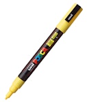 Ανεξίτηλος Μαρκαδόρος  Bullet Yellow 2 Uni-ball Posca 0.9-1.3mm PC-3M για κάθε επιφάνεια