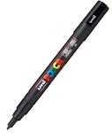 Ανεξίτηλος Μαρκαδόρος  Black 24 Uni-ball Posca 0.9-1.3mm PC-3M για κάθε επιφάνεια