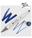 Mont Marte Art Marker Dual Tip B3 Prussian Blue No69 - Μαρκαδόρος Ζωγραφικής No 62 Μπλε MGRD0027_01