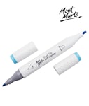 Mont Marte Art Marker Dual Tip B5 Cyan No66 - Μαρκαδόρος Ζωγραφικής No 66 Γαλάζιο MGRD0029_01
