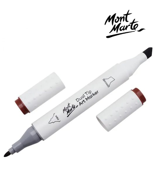 MONT MARTE - Mont Marte Art Marker Dual Tip E4 Burnt Orange No 93 - Μαρκαδόρος Ζωγραφικής No 93 MGRD0049_01