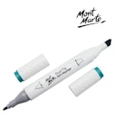 Mont Marte Art Marker Dual Tip G1 Turquoise Green Light No 57 - Μαρκαδόρος Ζωγραφικής No 57 Ανοιχτό Τυρκουάζ MGRD0034_01