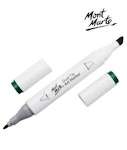 Mont Marte Art Marker Dual Tip G10 Forest Green No 50 - Μαρκαδόρος Ζωγραφικής No 50 Πράσινο MGRD0043_01