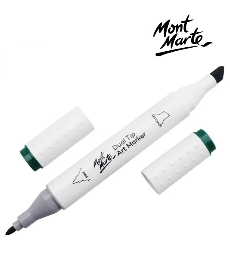 MONT MARTE - Mont Marte Art Marker Dual Tip G10 Forest Green No 50 - Μαρκαδόρος Ζωγραφικής No 50 Πράσινο MGRD0043_01