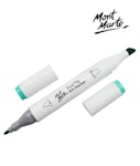 Mont Marte Art Marker Dual Tip G4 Mint Green Light No 58 - Μαρκαδόρος Ζωγραφικής No 58 Ανοιχτό Πράσινο  MGRD0037_01
