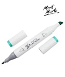 Mont Marte Art Marker Dual Tip G5 Turquoise Blue No 68- Μαρκαδόρος Ζωγραφικής No 68 Τυρκουάζ  MGRD0038_01