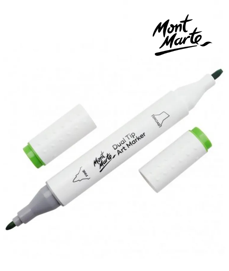 MONT MARTE - Mont Marte Art Marker Dual Tip G7 Vivid Green No 46 - Μαρκαδόρος Ζωγραφικής No 46 Πράσινο MGRD0040_01