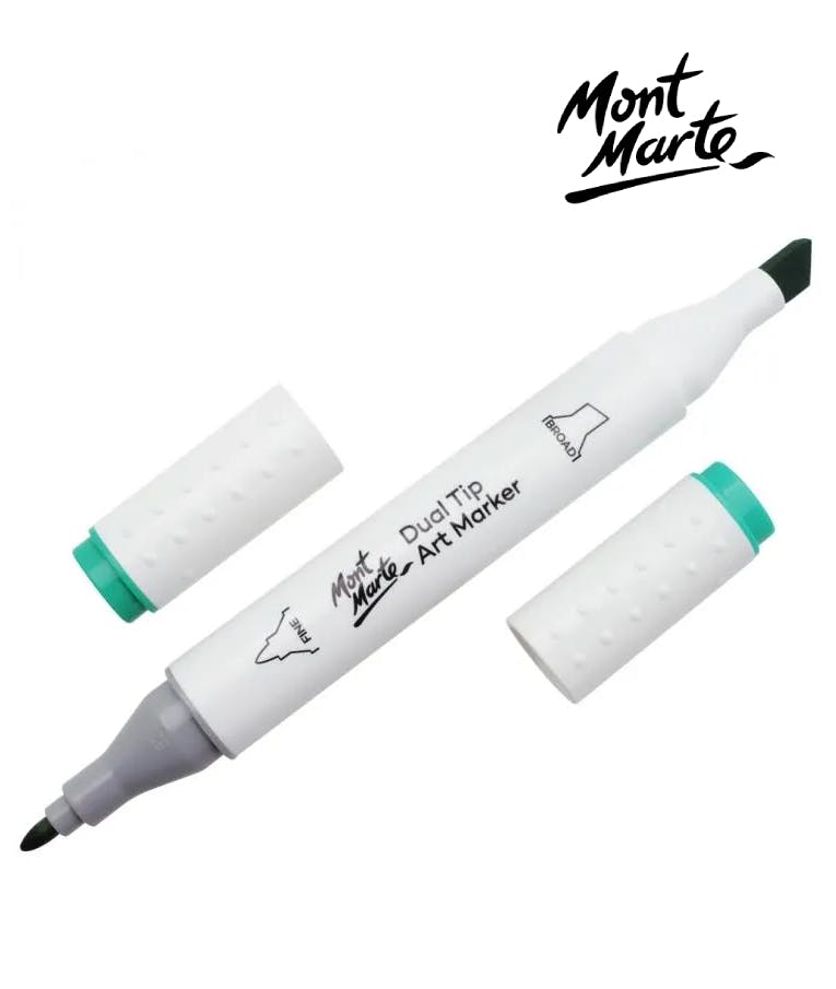 MONT MARTE - Mont Marte Art Marker Dual Tip G9 Emerald Green No 55 - Μαρκαδόρος Ζωγραφικής No 55 MGRD0042_01