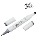 Mont Marte Art Marker Dual Tip GY5 Cool Grey No CG5 - Μαρκαδόρος Ζωγραφικής No CG5 Γκρι  MGRD0058_01