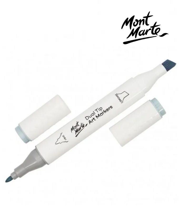  Art Marker Dual Tip GY6 Blue Grey No BG1 - Μαρκαδόρος Ζωγραφικής No BG1 Γκρι  MGRD0056_01