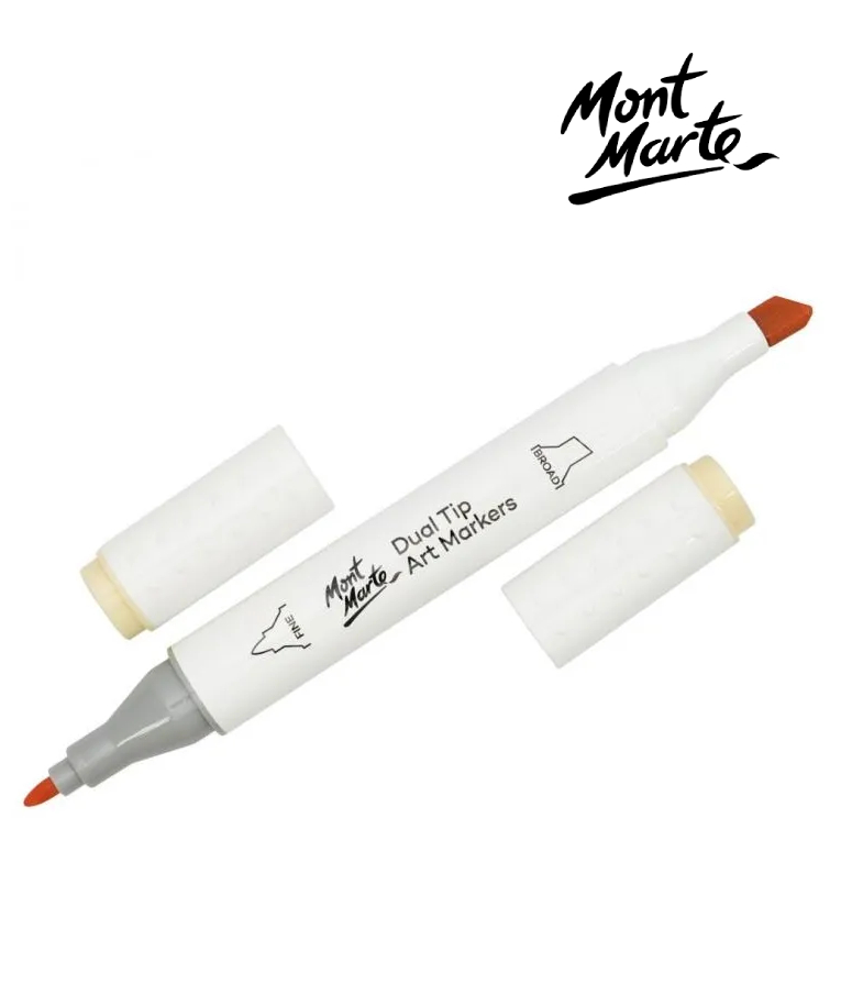 MONT MARTE - Mont Marte Art Marker Dual Tip 02 Pastel Peach No 26 - Μαρκαδόρος Ζωγραφικής No 26 MGRD0005_01
