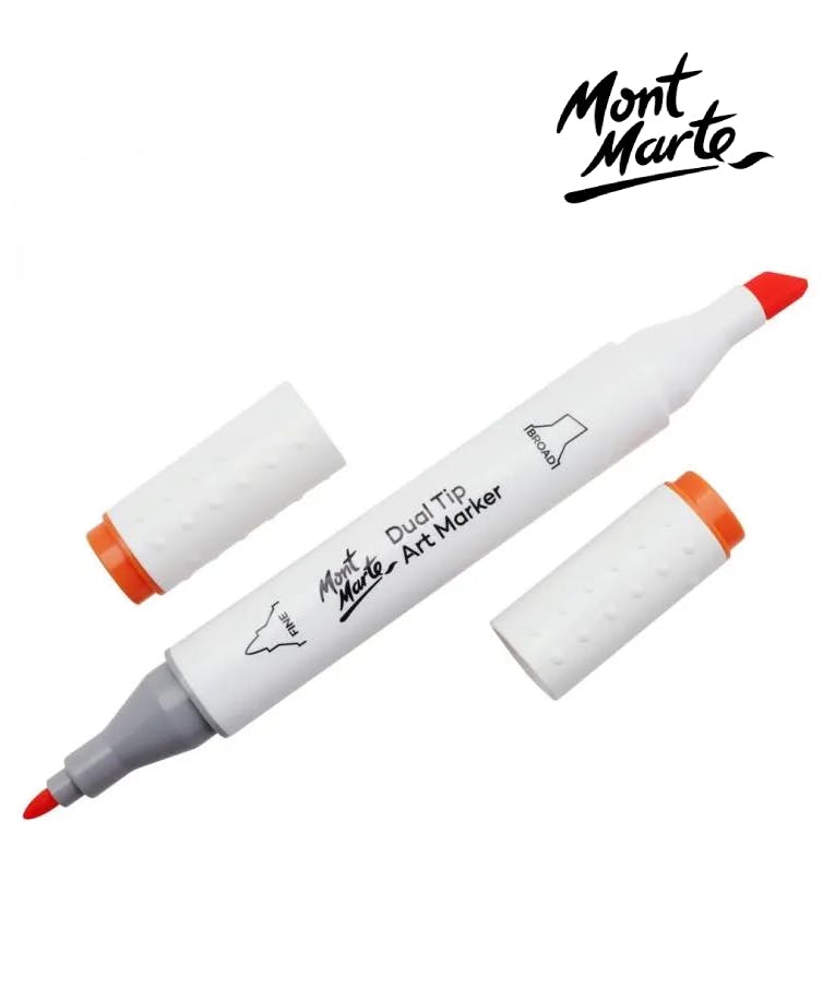  Art Marker Dual Tip 03 Orange No 23 - Μαρκαδόρος Ζωγραφικής No 23 Πορτοκαλί MGRD0008_01