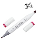 Mont Marte Art Marker Dual Tip P1 Roze Red No 3 - Μαρκαδόρος Ζωγραφικής No 24 Φούξια MGRD0012_01