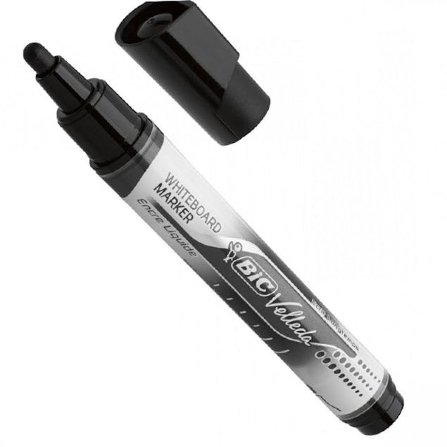 BIC -  Μαρκαδόρος Ασπροπίνακα Large Μαύρος - Liquid Vell Whiteboard Marker 902096