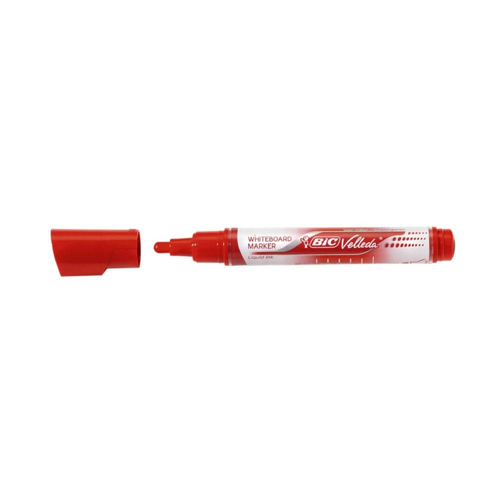 BIC -  Μαρκαδόρος Ασπροπίνακα Large Κόκκινος - Liquid Vell Whiteboard Marker Red  902097