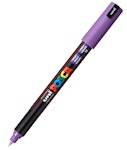  Ανεξίτηλος Μαρκαδόρος Σχεδίου 0.7mm Μωβ Violet 12 PC-1MR για κάθε επιφάνεια