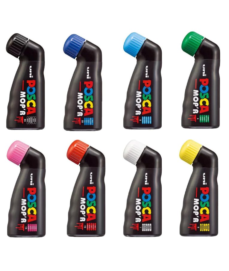 POSCA - Uni Posca Mop'r Μαρκαδόρος PC-22 - Black 24 Μαύρο 3.0-19.0 mm me  για κάθε επιφάνεια