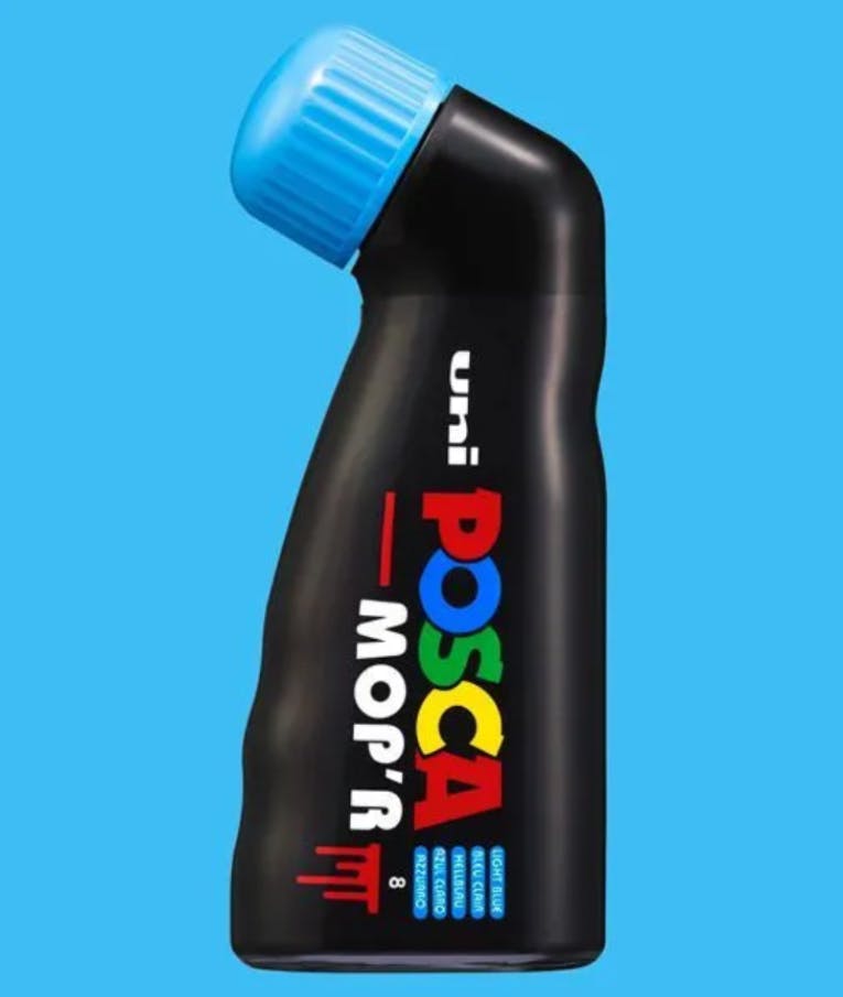 POSCA - Uni Posca Mop'r Μαρκαδόρος PC-22 - Light Blue 8 Γαλάζιο 3.0-19.0 mm για κάθε επιφάνεια