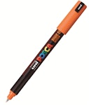 Ανεξίτηλος Μαρκαδόρος  Πορτοκαλί 4 Orange  Uni-ball Posca 0.7 mm PC-1MR για κάθε επιφάνεια