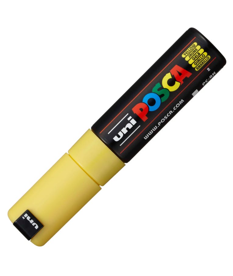 POSCA - Μαρκαδόρος Γίγας Κιίτρινο 2 Uni-ball Posca 15mm  PC-17K